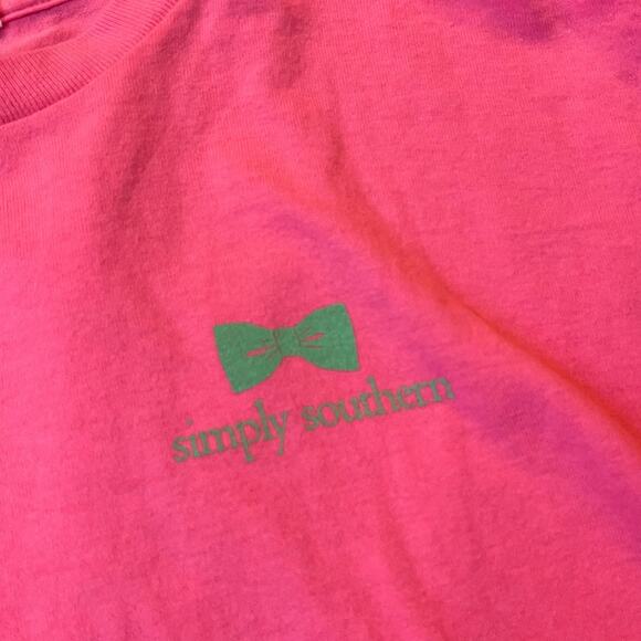 Simply Southern Women's MD Turtle Preppy Southern Style Graphic T-shirt - Picture 5 of 6